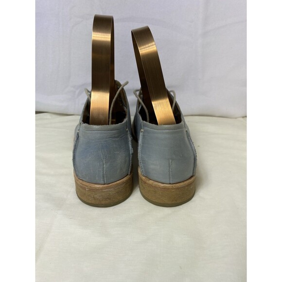 Men's Lloyd Powder Blue Leather Oxfords Made in Germany Style# Gardell US 7.5 - Picture 3 of 8